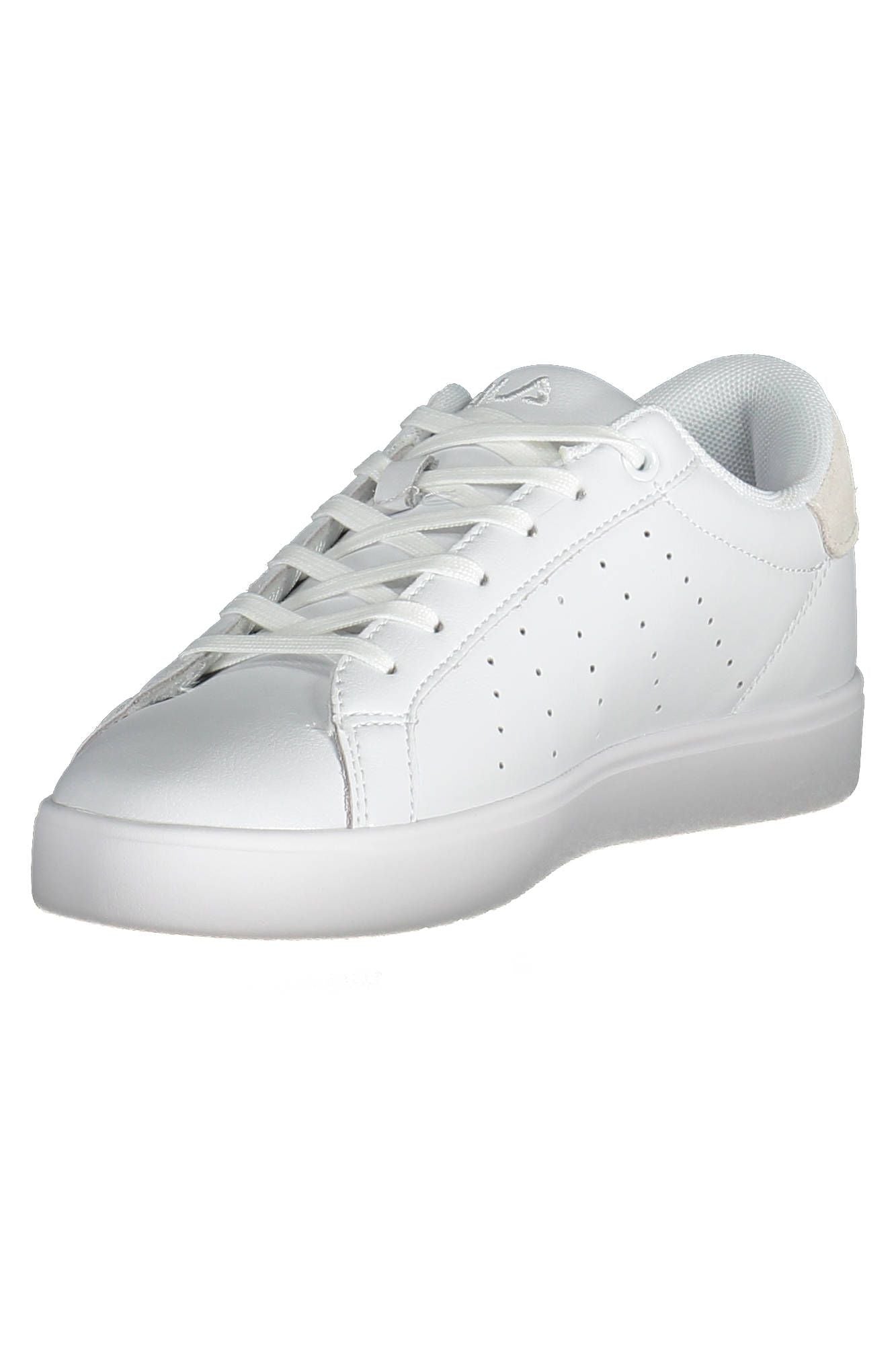 White Polyester Women Sneaker