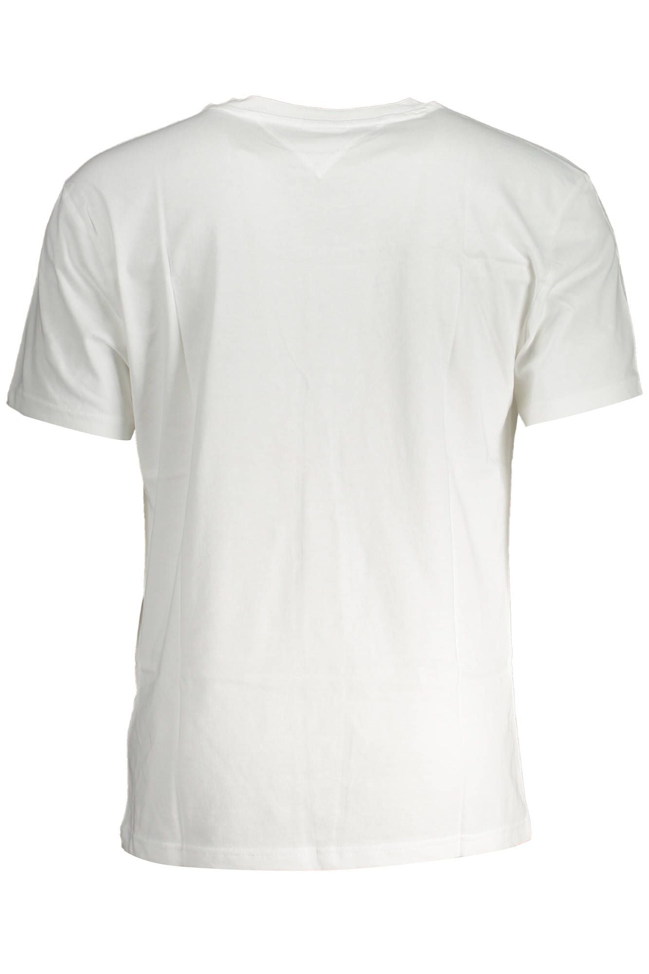 White Cotton Men T-Shirt