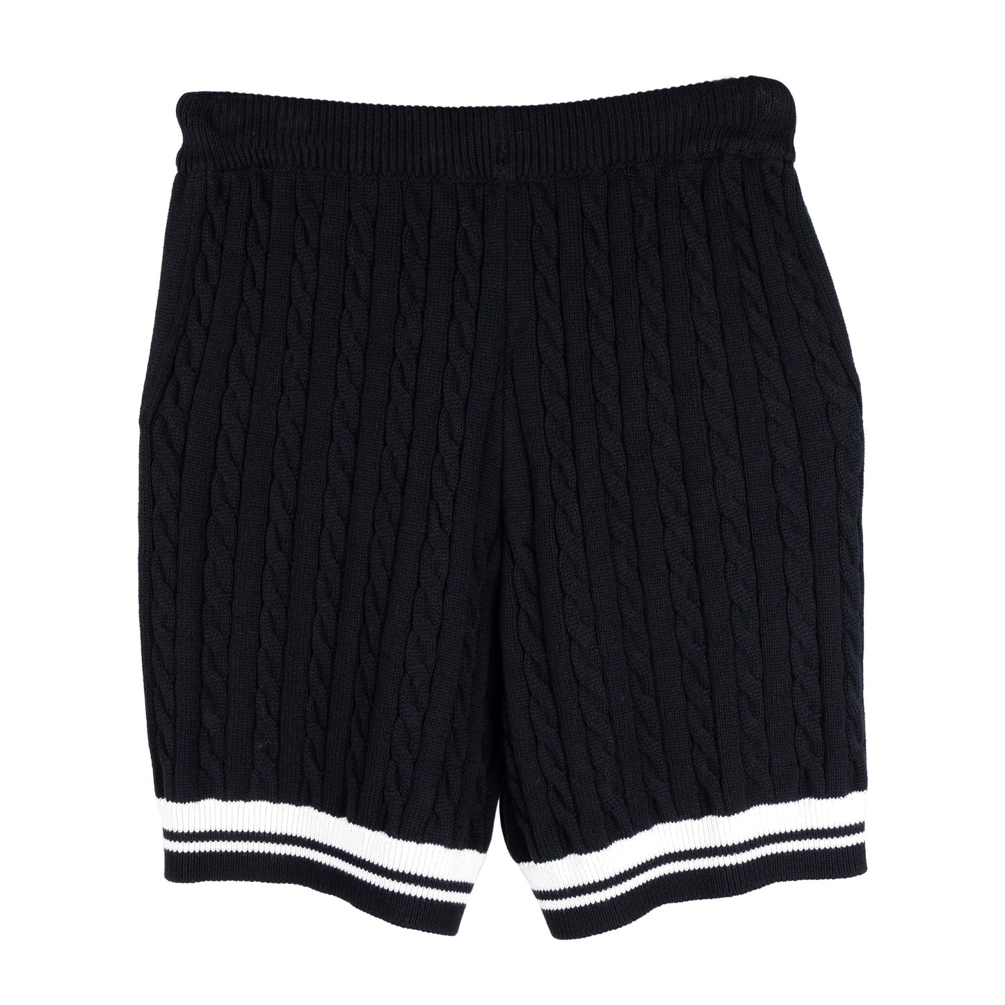 Black Cotton Men Bermuda
