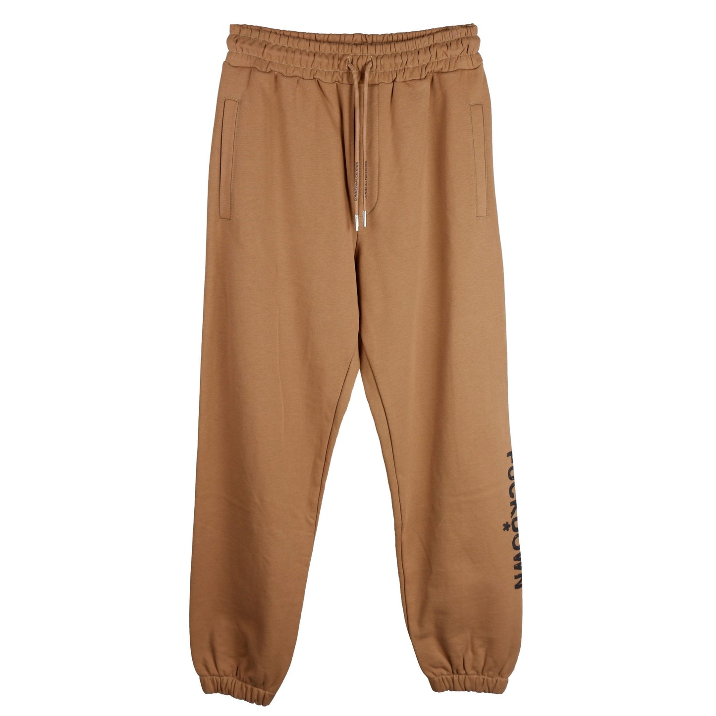 Brown Cotton Men Sweatpant
