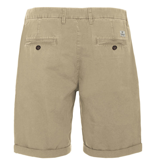 Beige Cotton Men's Bermuda Short