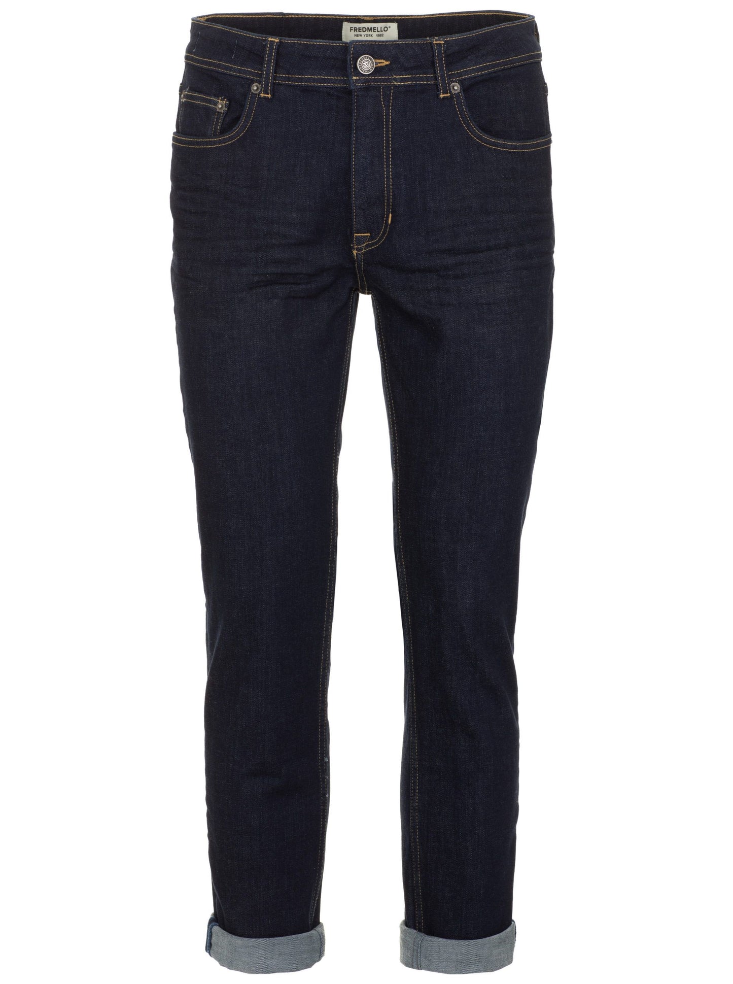 Blue Cotton Men Jeans