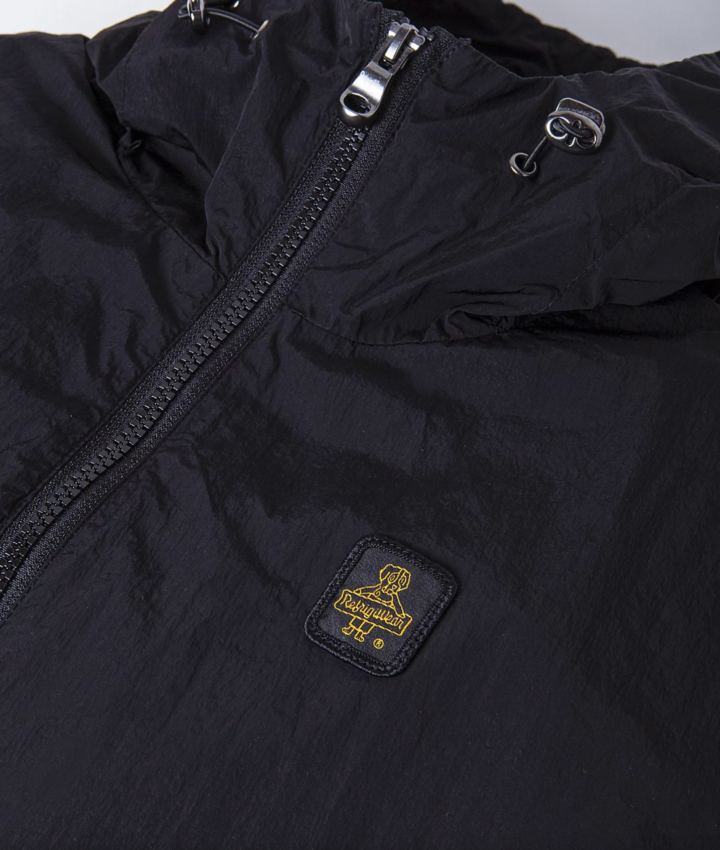 Gray Nylon Men Bomber Jacket