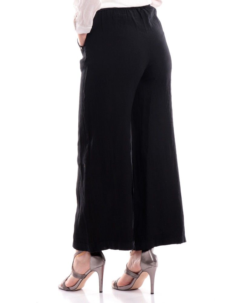 Black Linen Women Pant