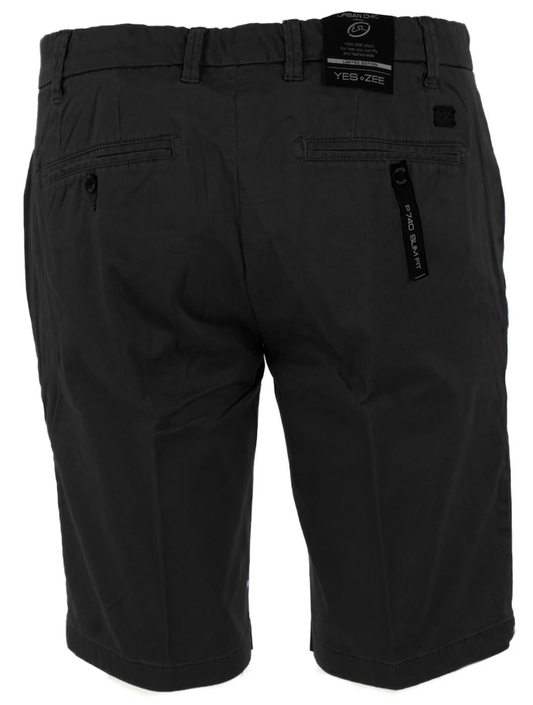 Black Cotton Men Bermuda
