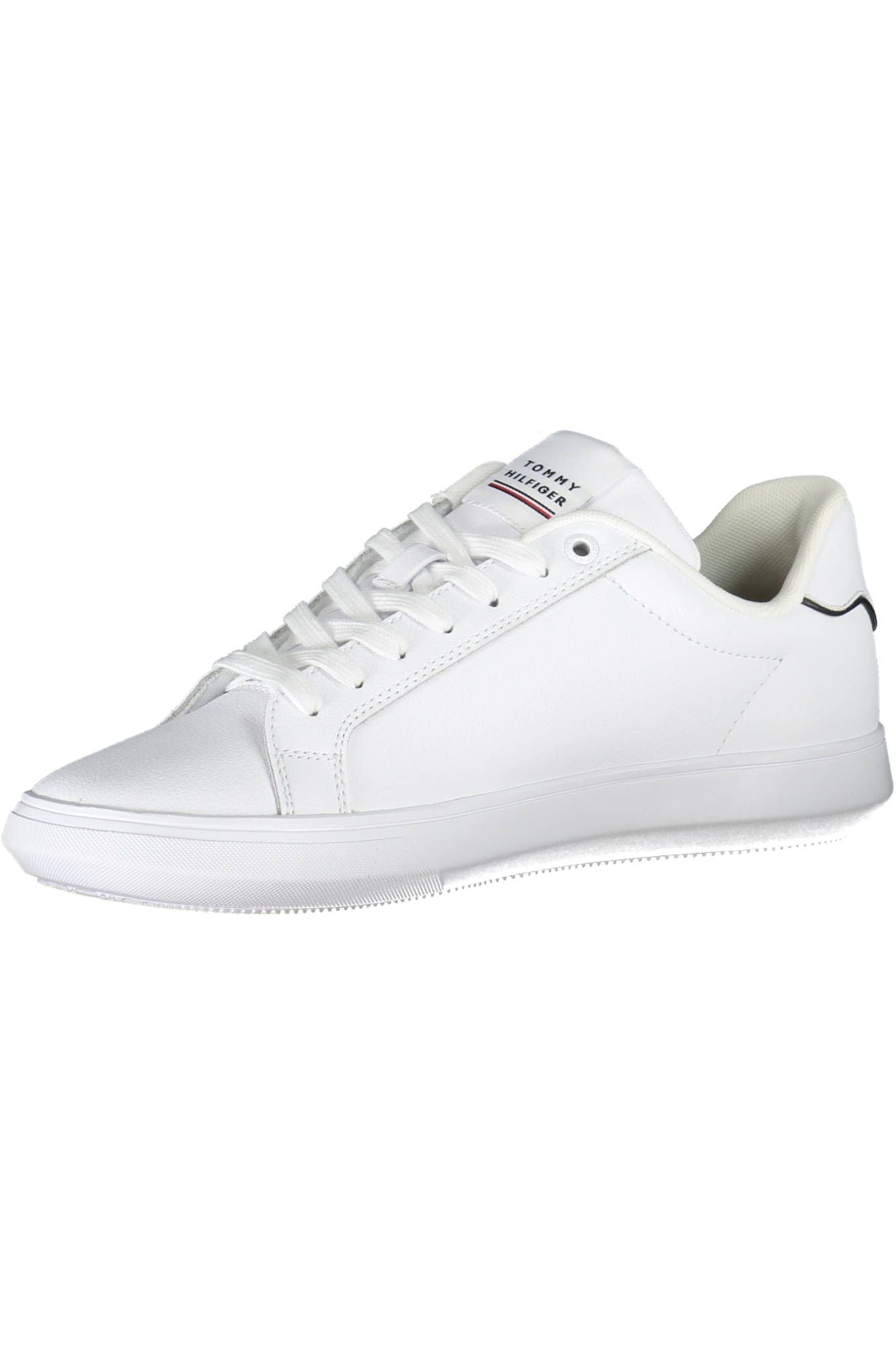 White Polyester Men Sneaker