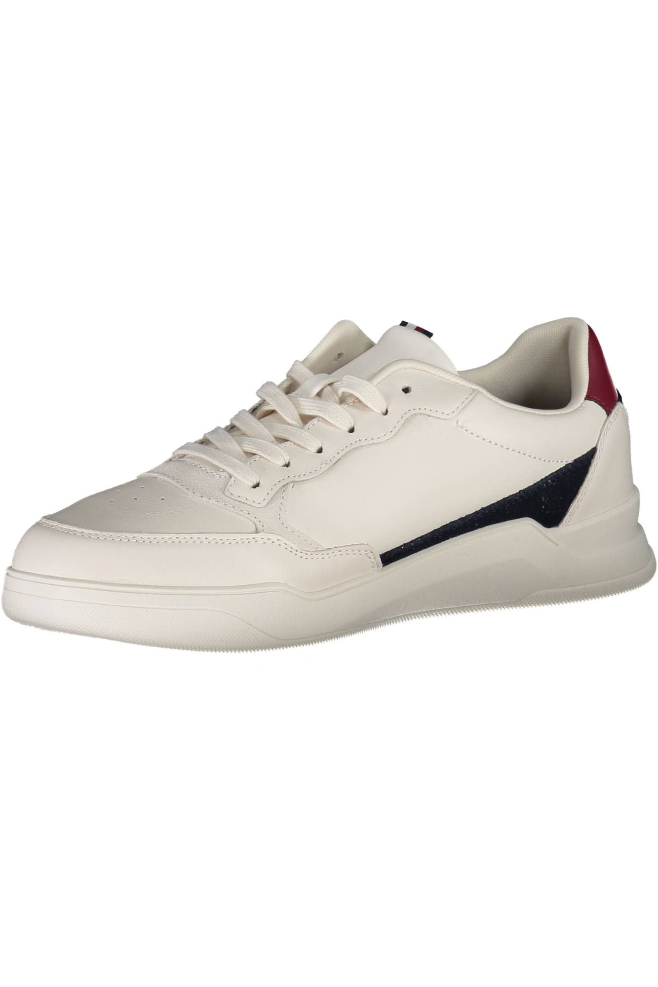 White Polyester Men Sneaker