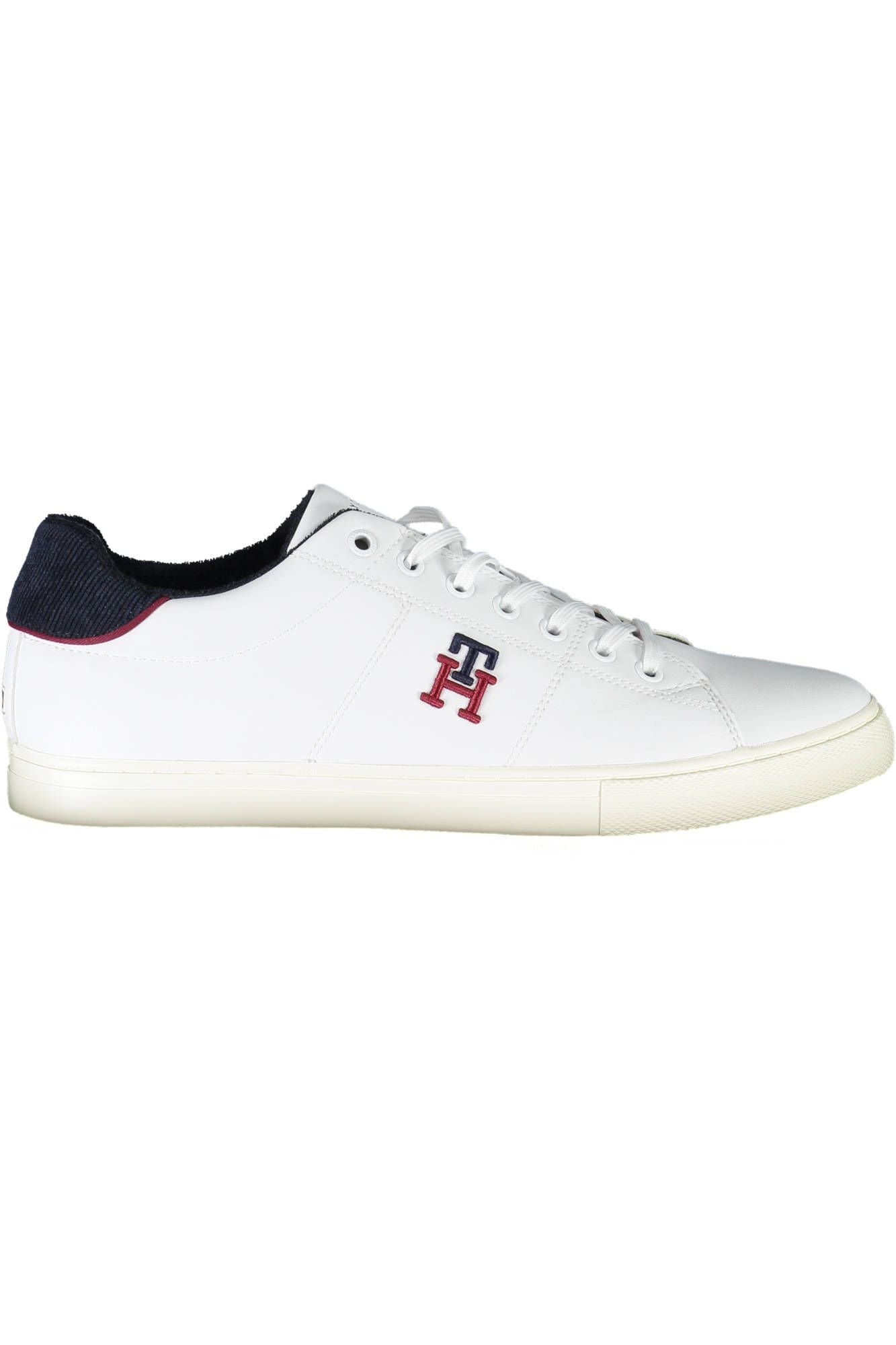 White Polyester Men Sneaker