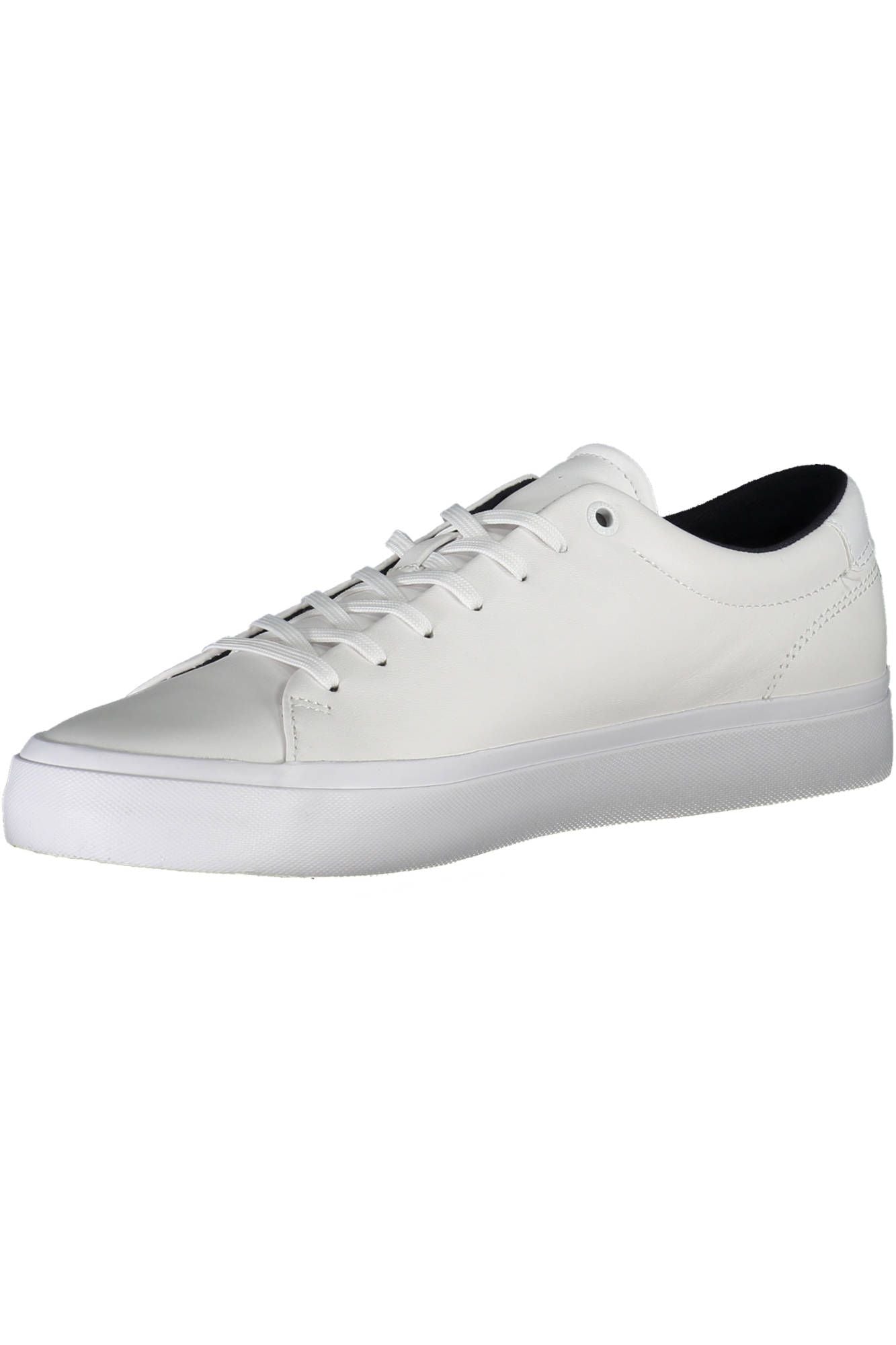 White Polyester Men Sneaker