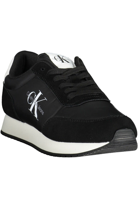 Black Nylon Men Sneaker