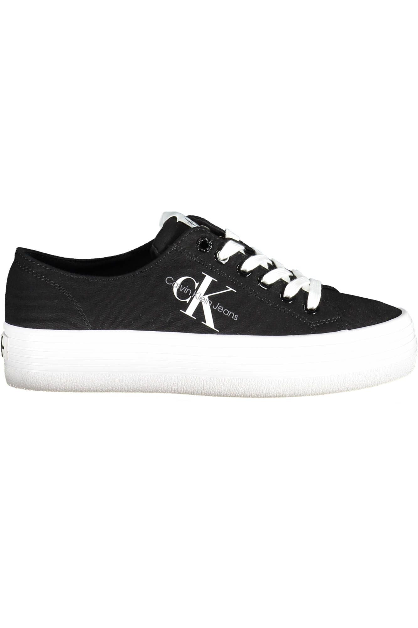 Black Cotton Women Sneaker