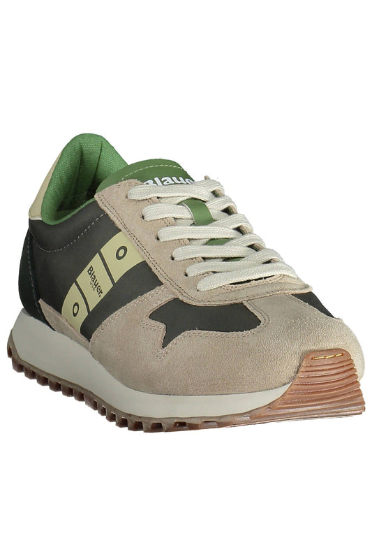 Beige Polyester Men Sneaker