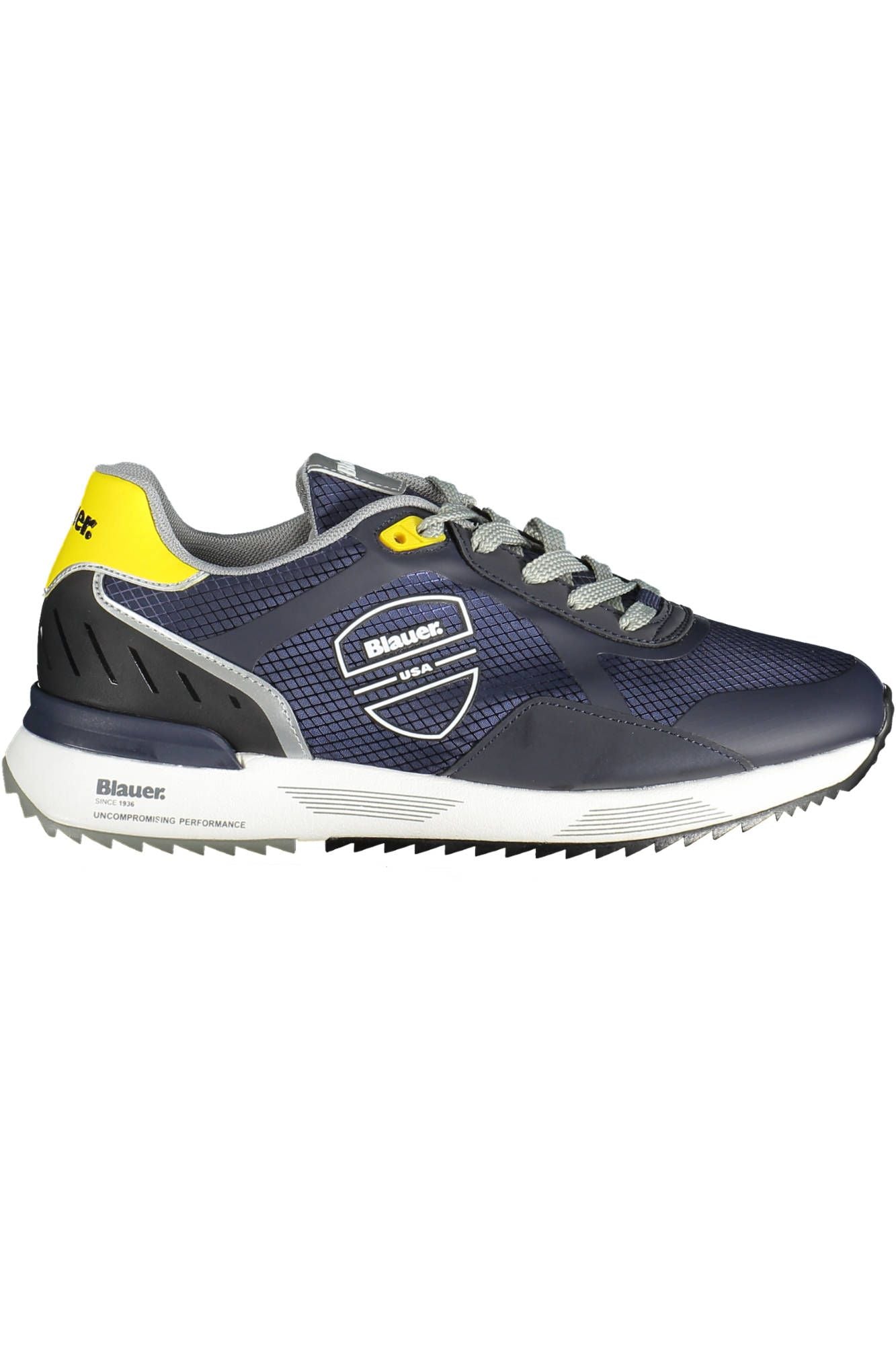 Blue Polyester Men Sneaker