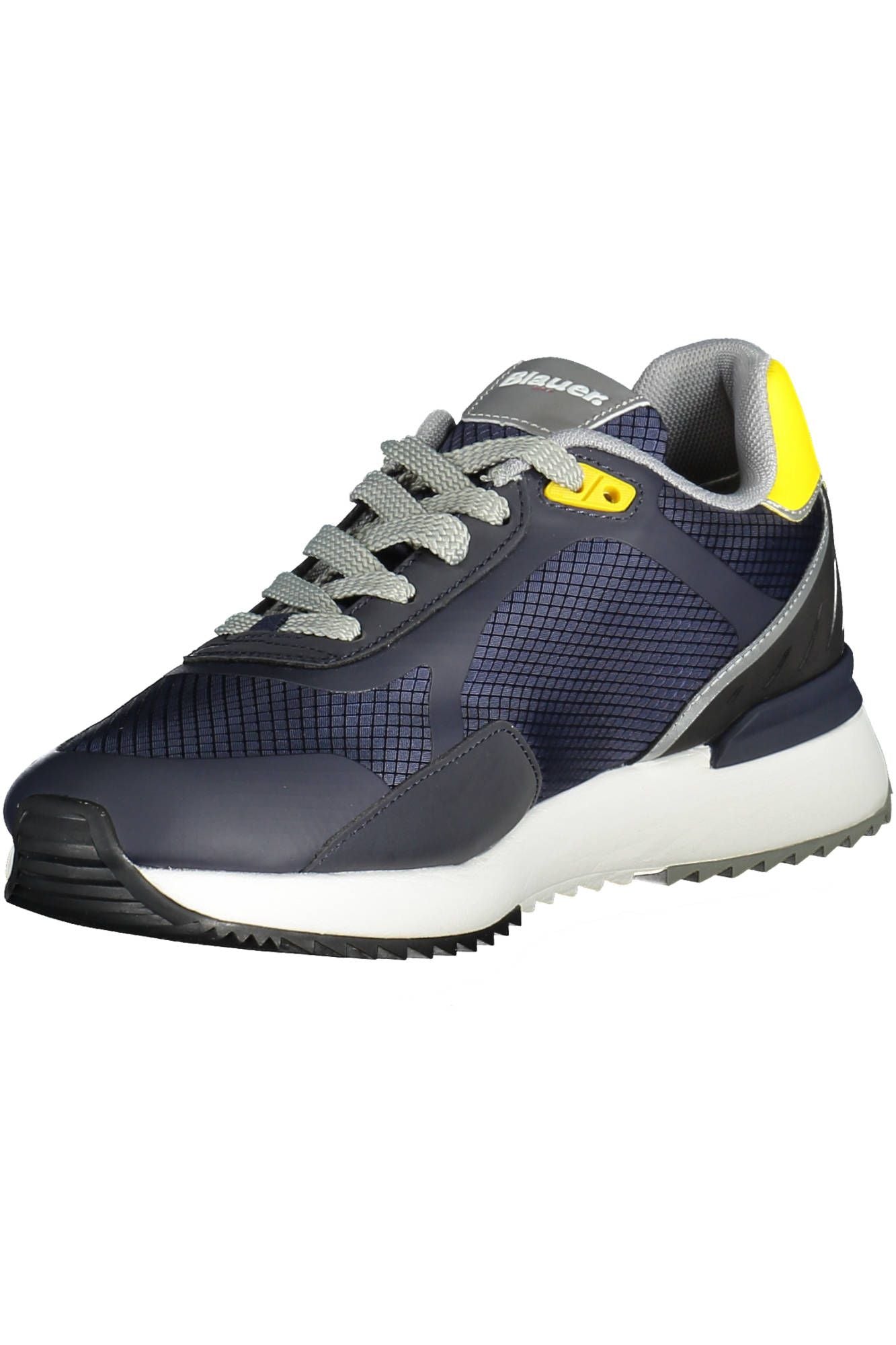 Blue Polyester Men Sneaker