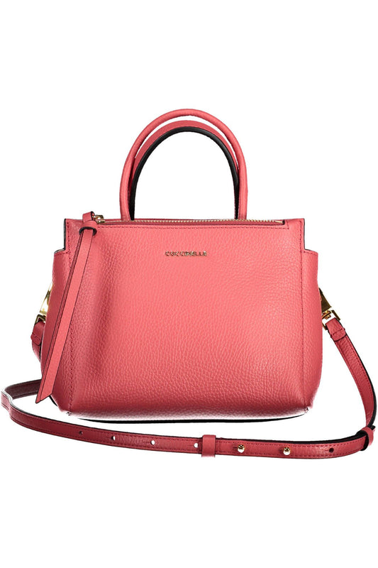 Pink Leather Women Handbag