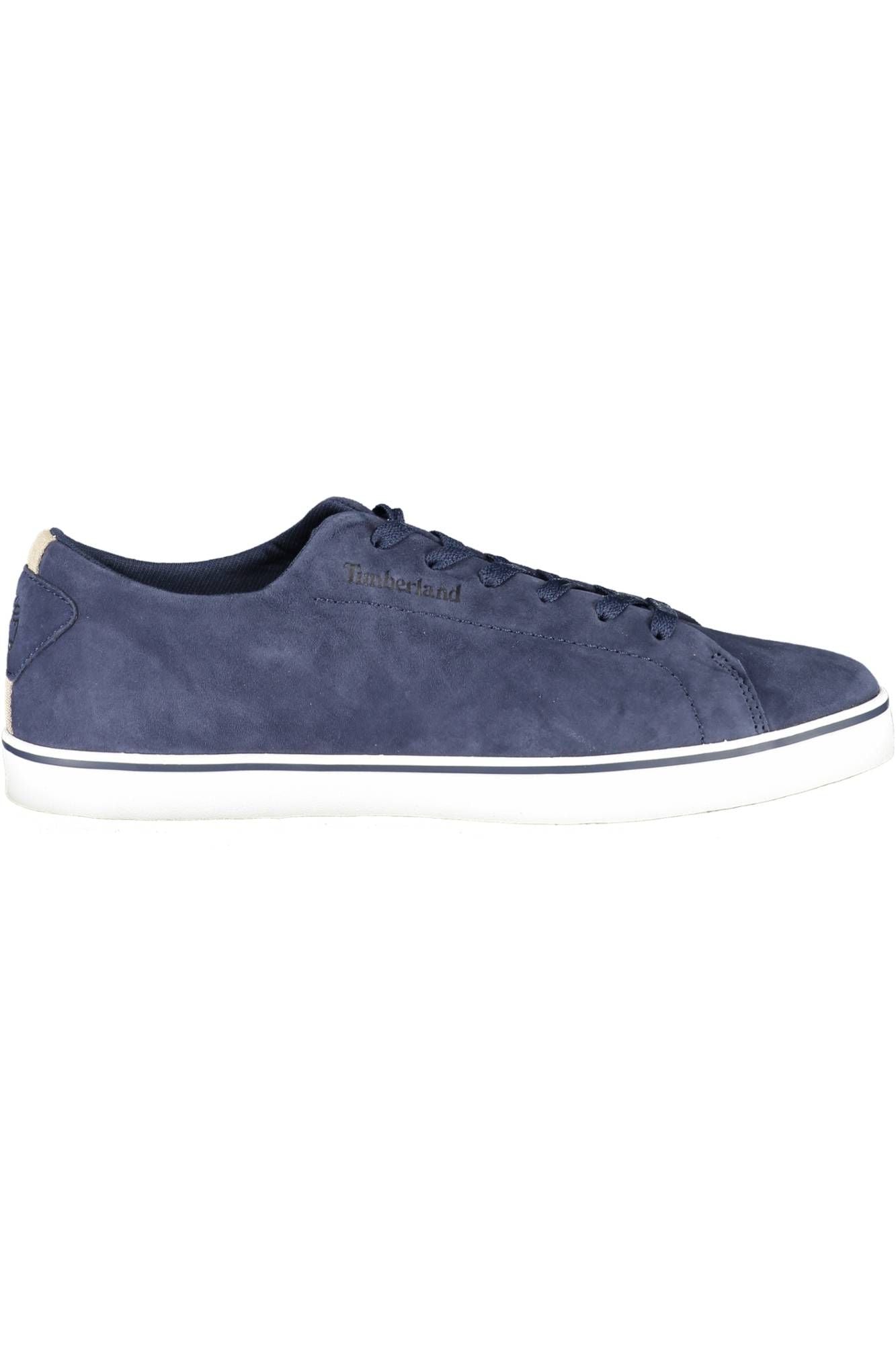 Blue Leather Men Sneaker