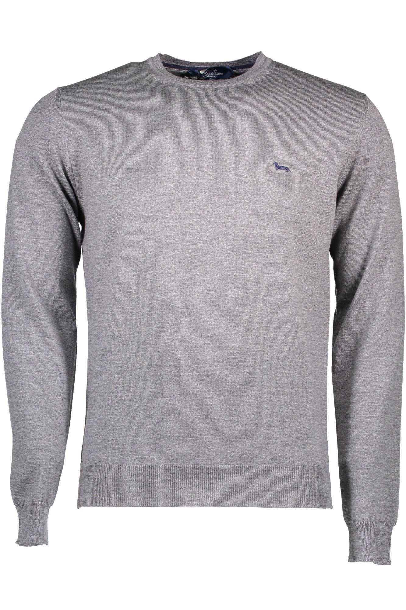 Gray Wool Men Sweater