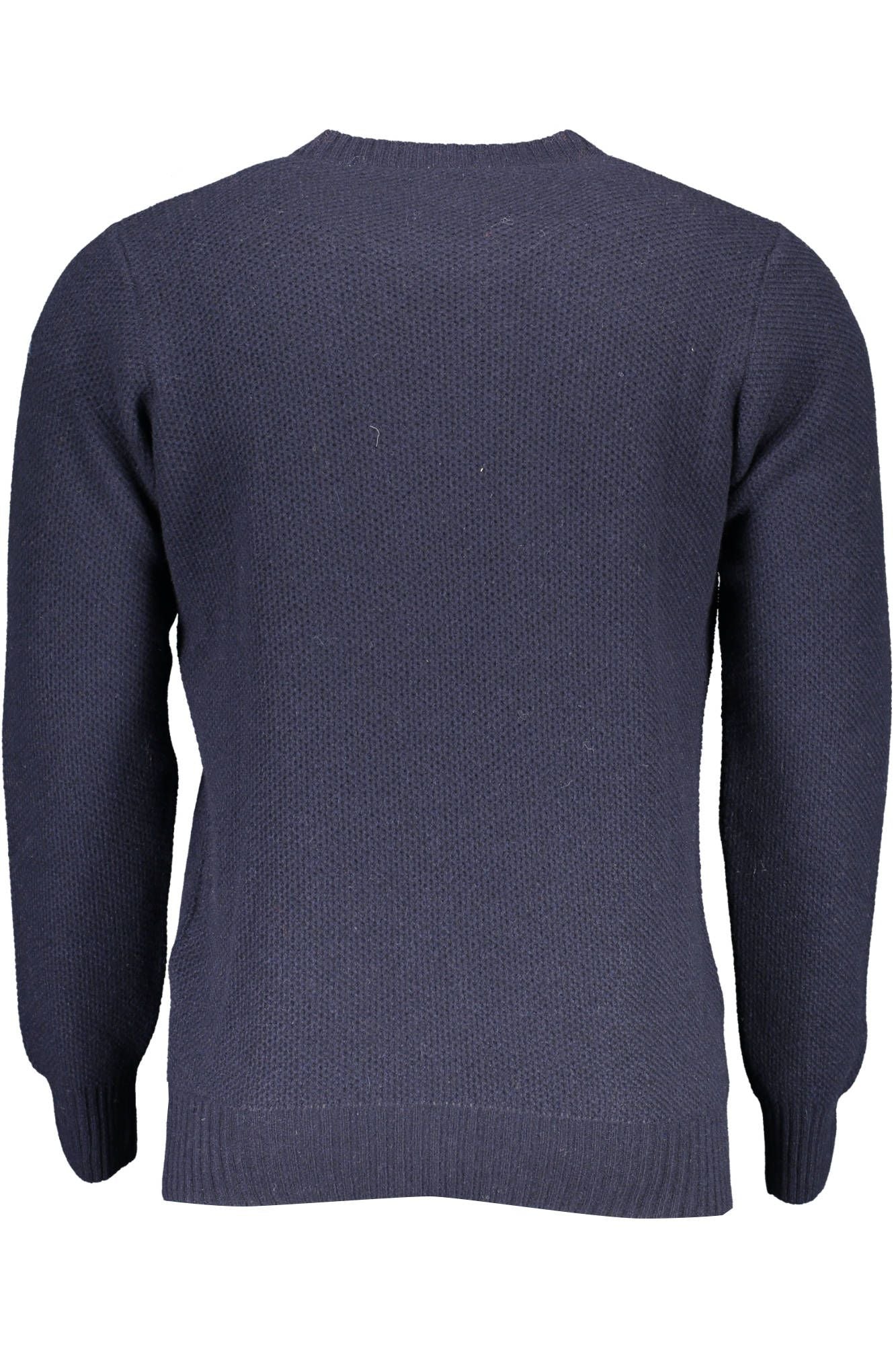Blue Wool Men Sweater