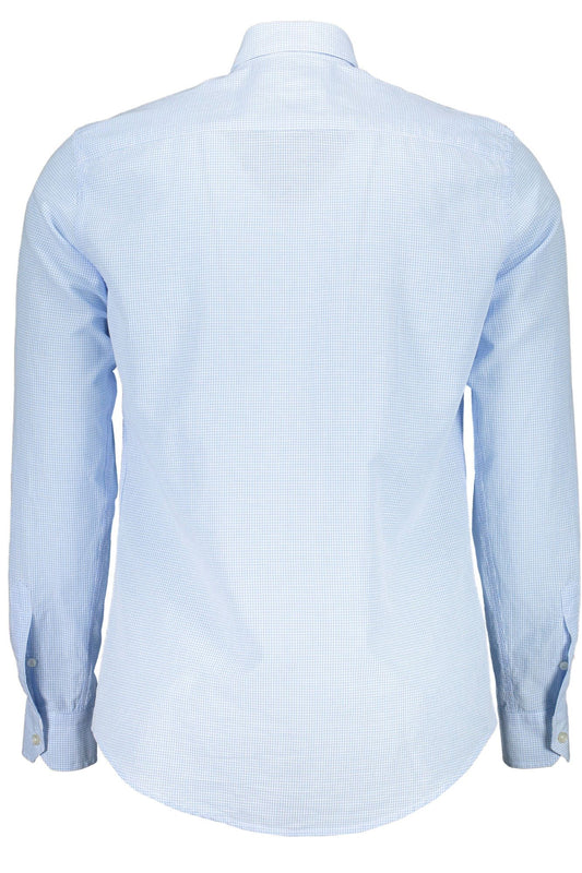 Light Blue Cotton Men Shirt