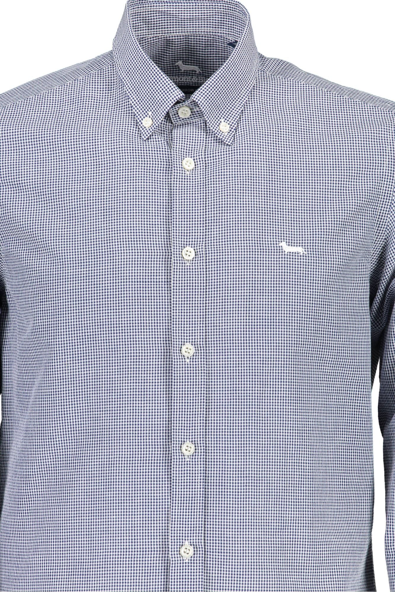 Blue Cotton Men Shirt