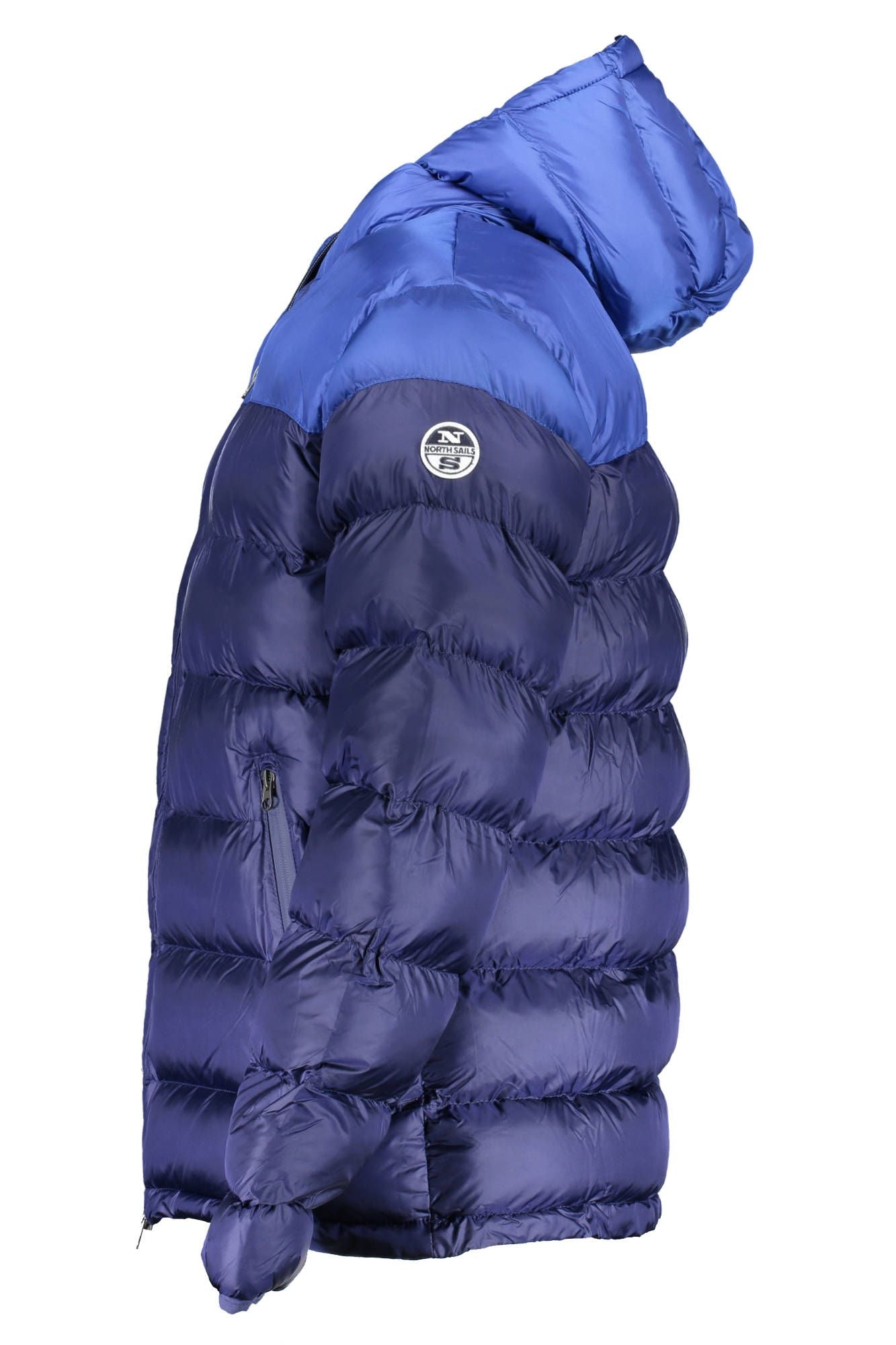 Blue Polyamide Men Jacket