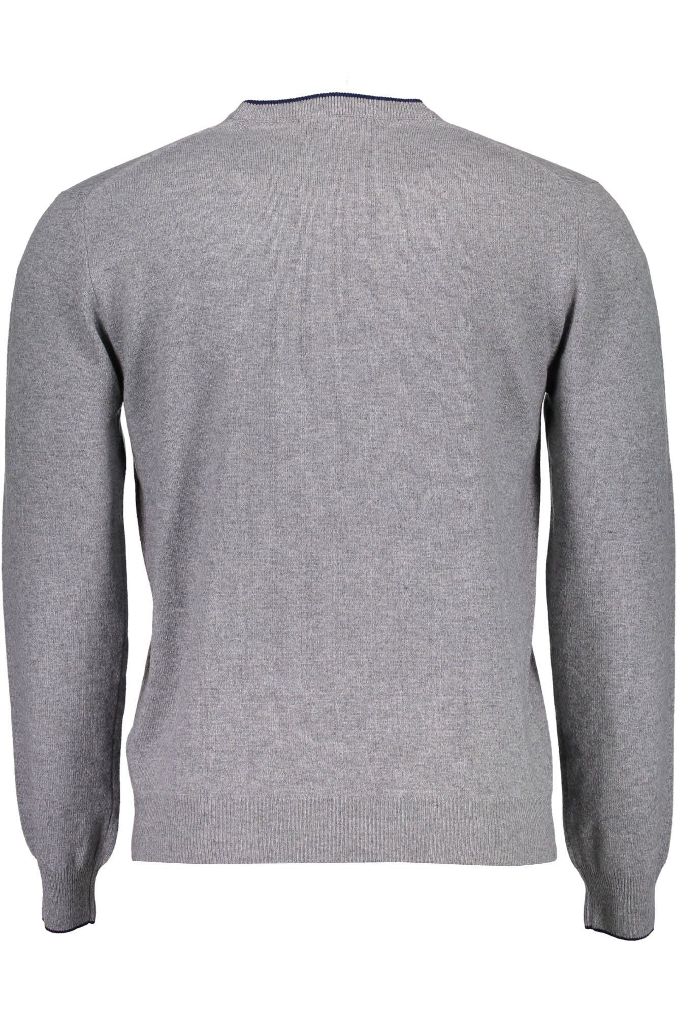 Gray Wool Men Sweater