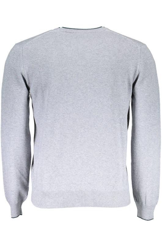 Gray Wool Men Sweater