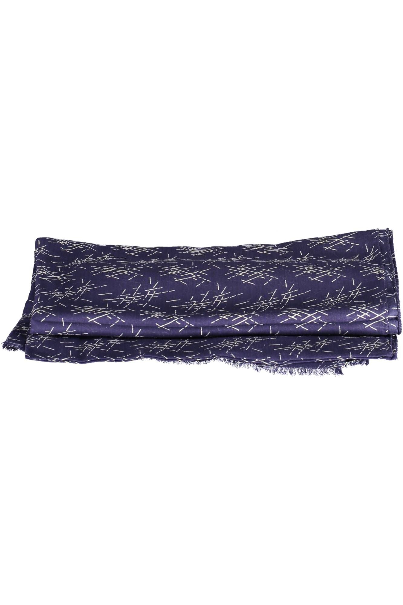 Blue Cotton Men Scarf
