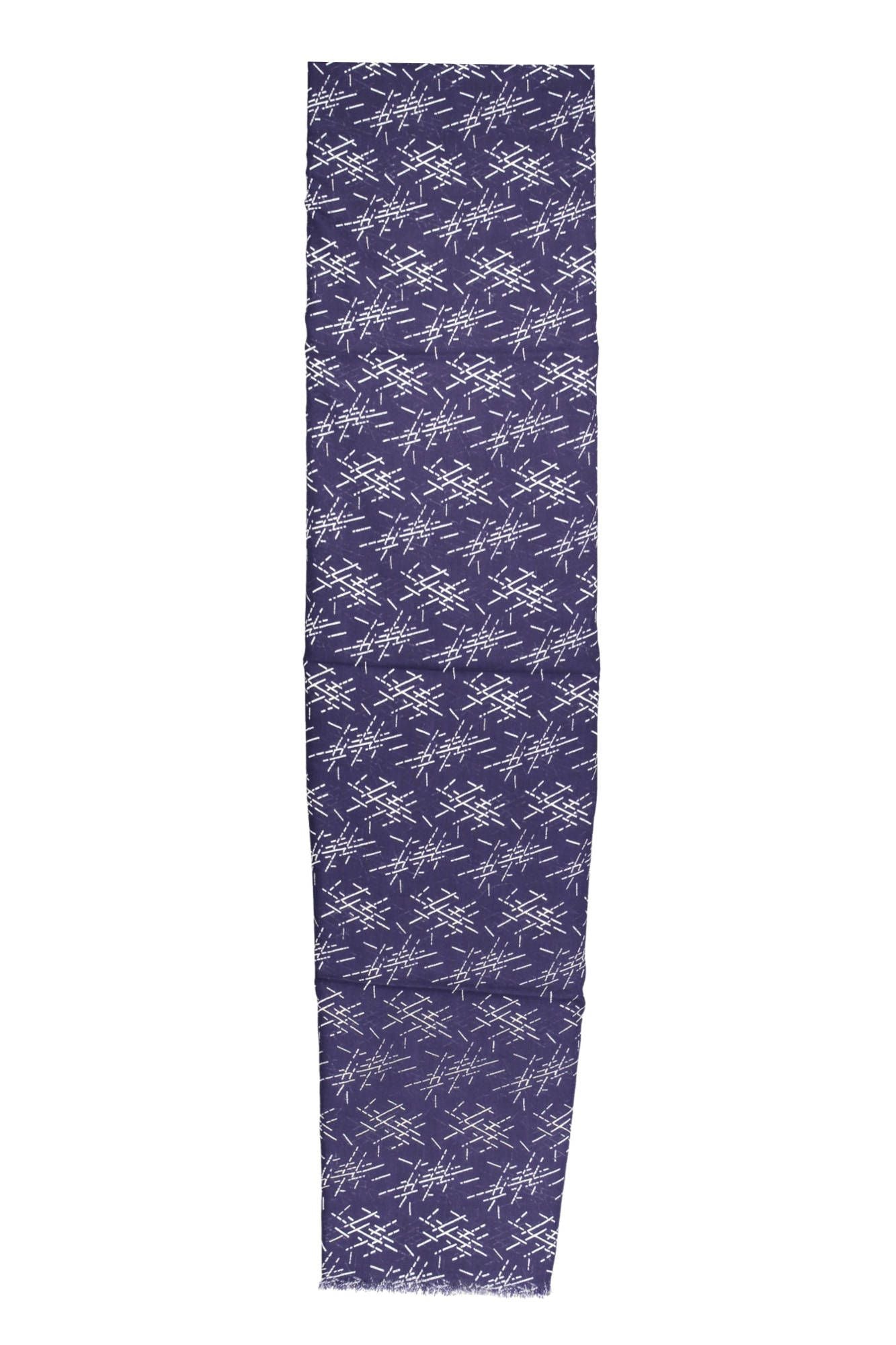 Blue Cotton Men Scarf