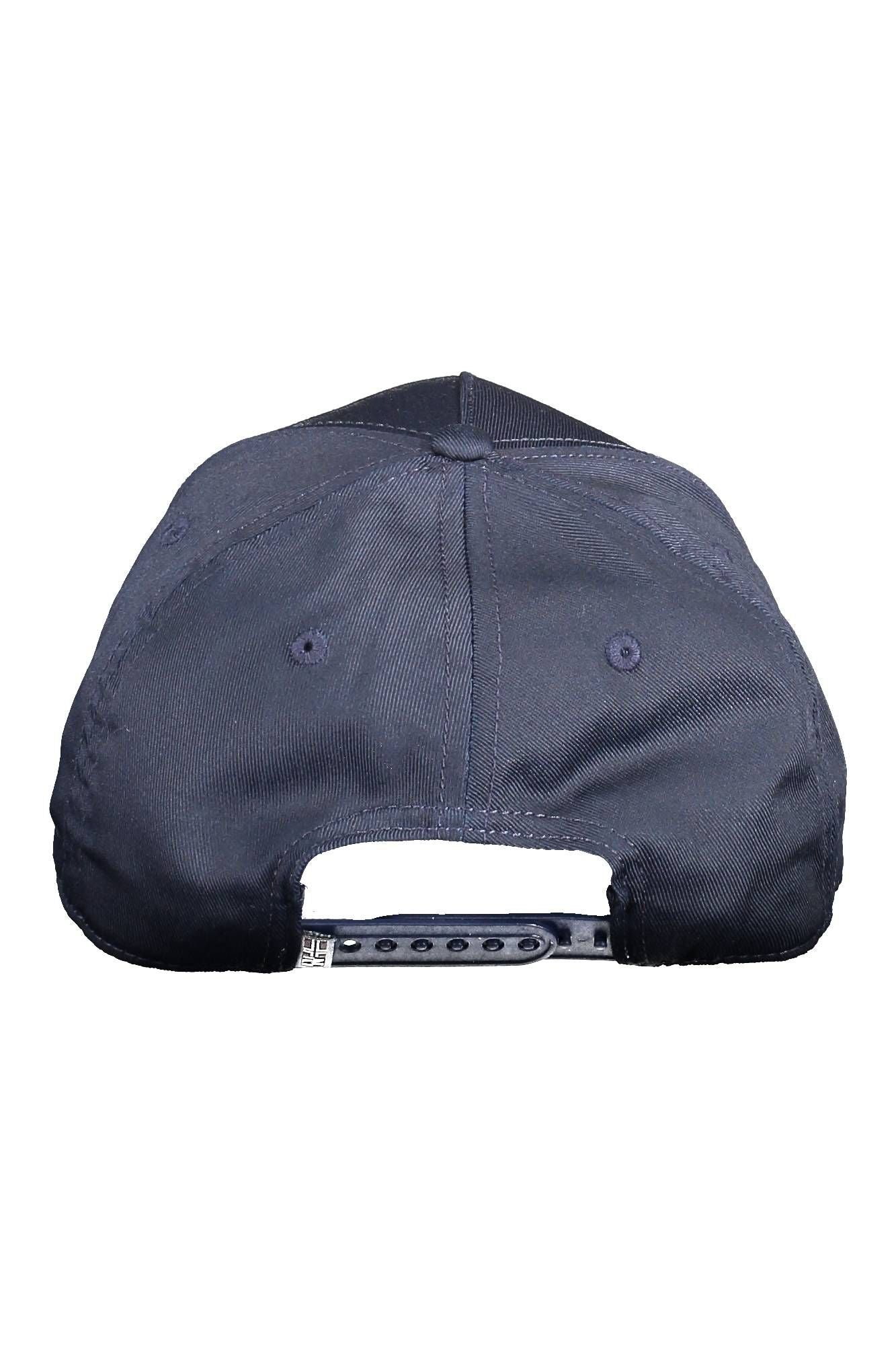 Blue Cotton Men Cap