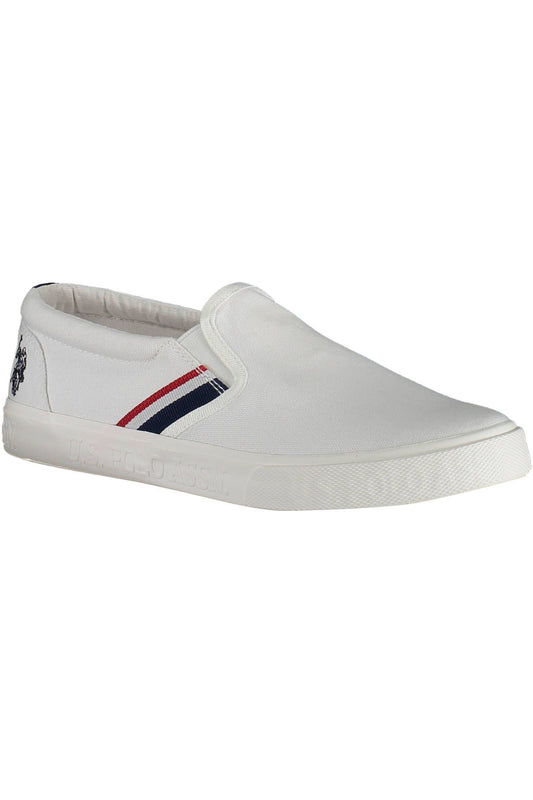 White Synthetic Men Sneaker