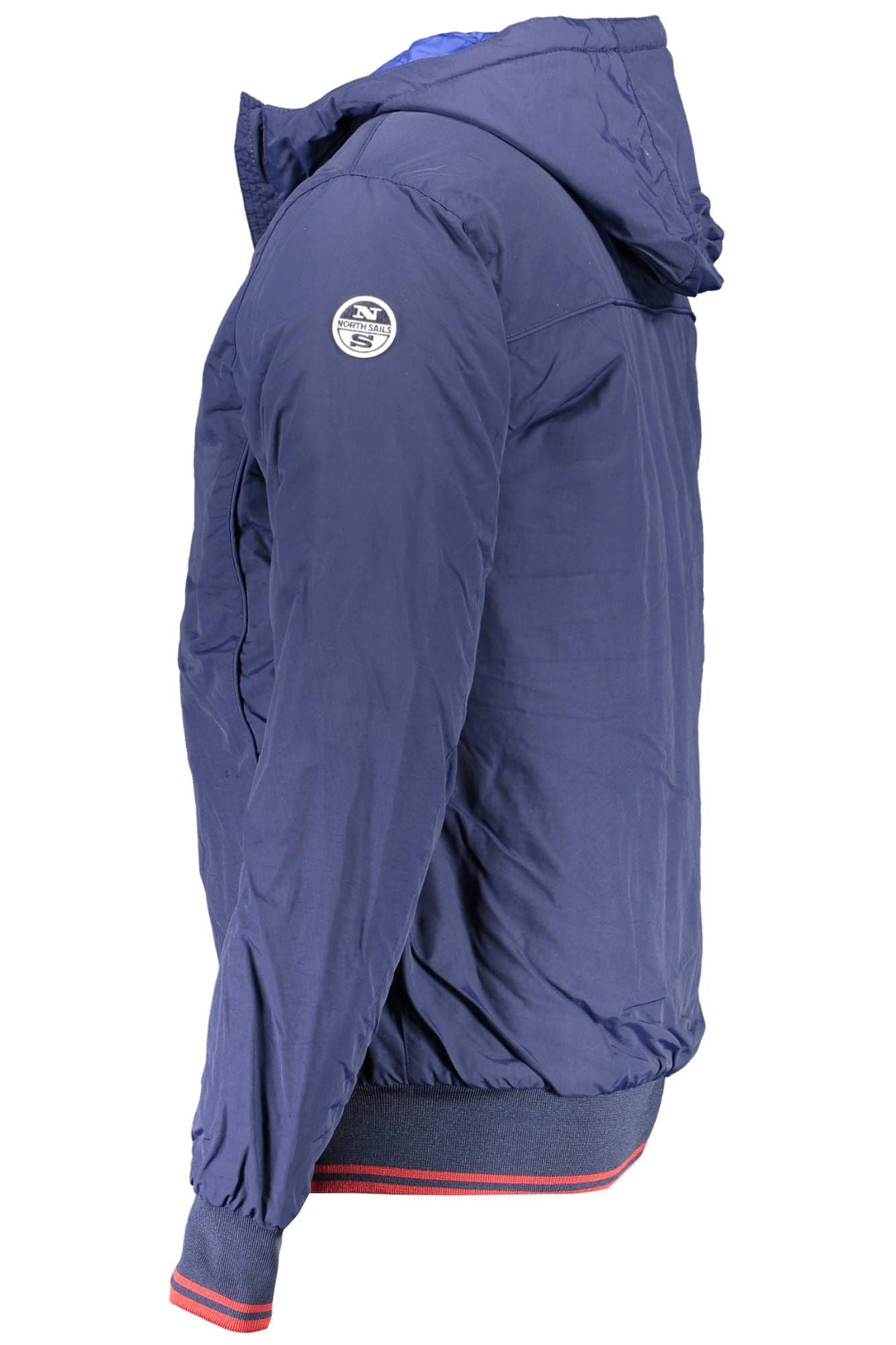 Blue Polyamide Men Jacket