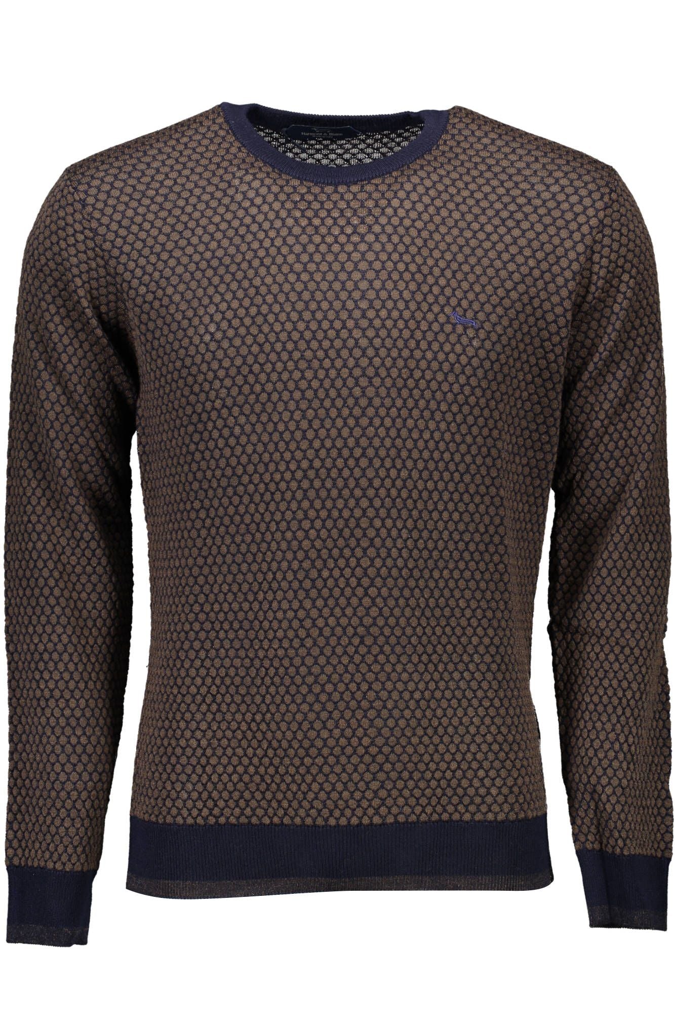 Brown Wool Men Sweater