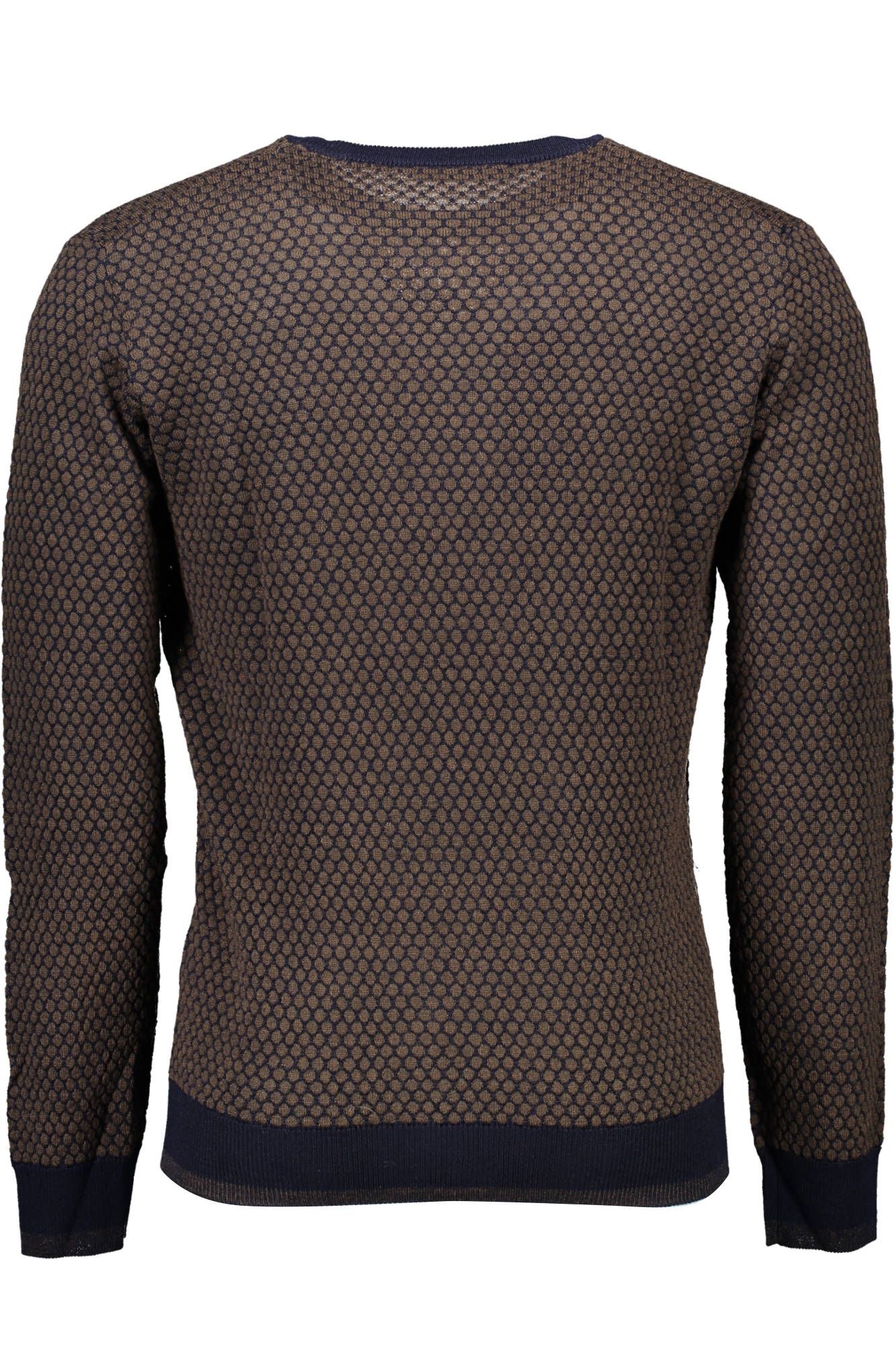 Brown Wool Men Sweater