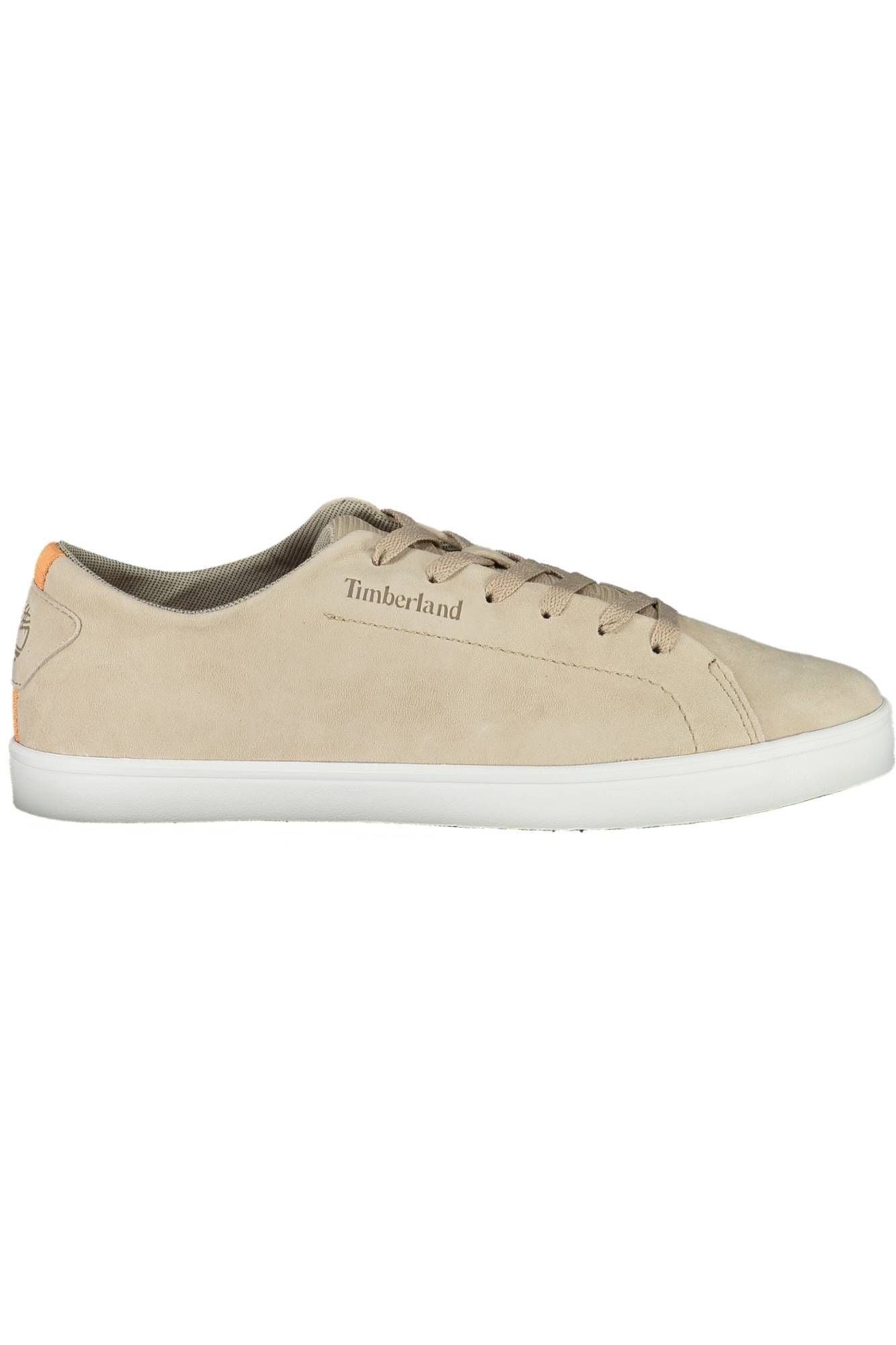 Beige Leather Men Sneaker
