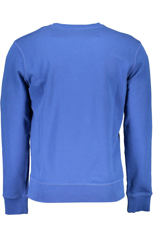 Blue Organic Cotton Men Sweater