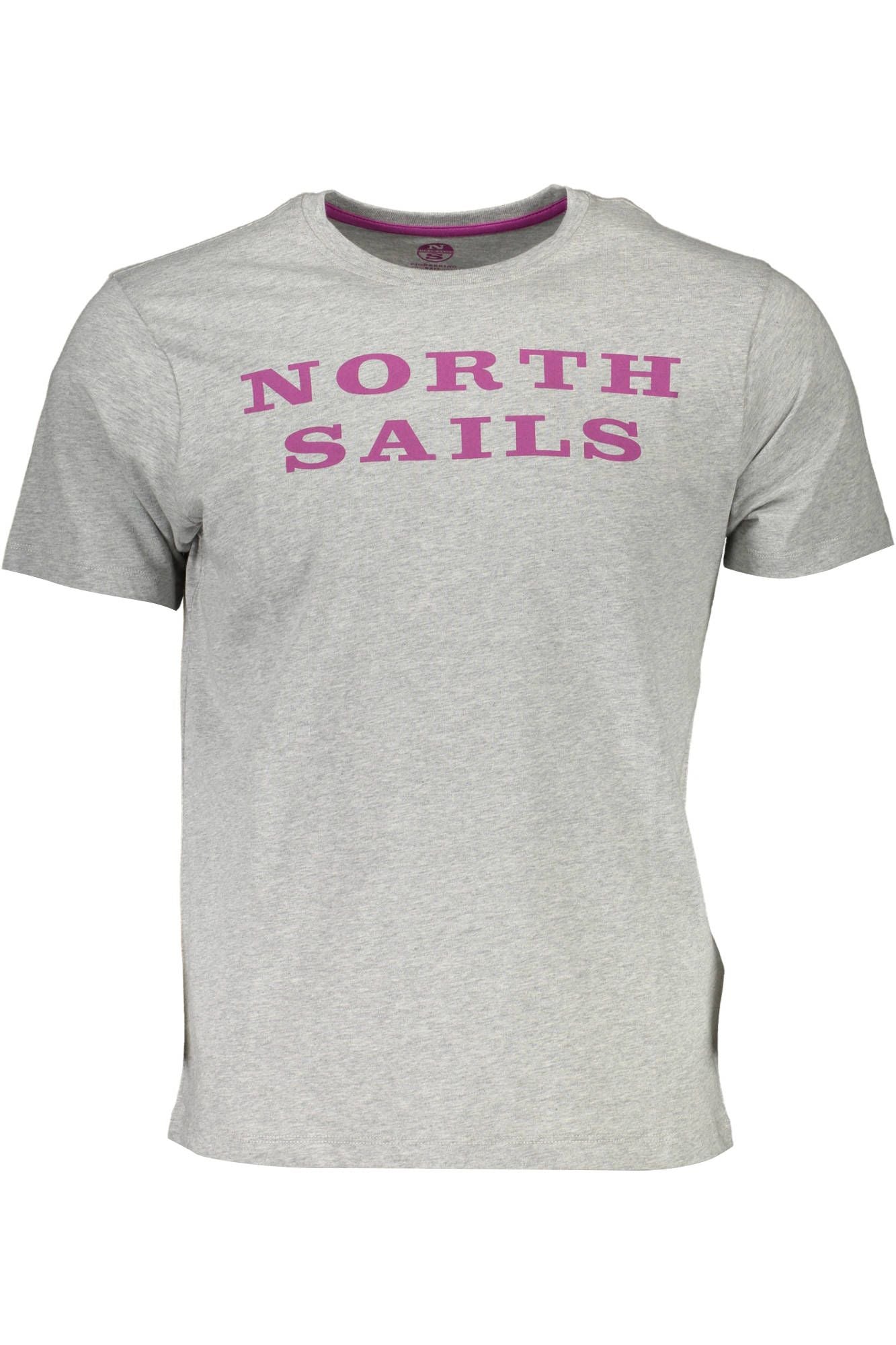 Gray Cotton Men T-Shirt