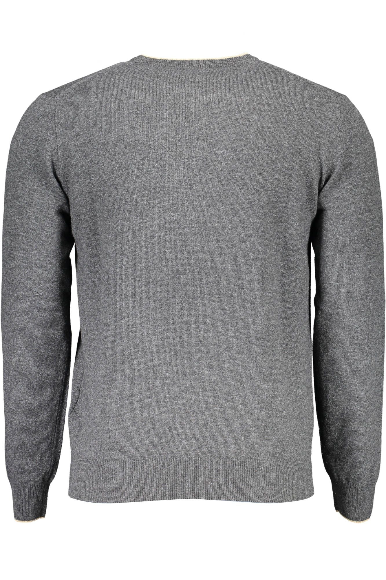 Gray Wool Men Sweater
