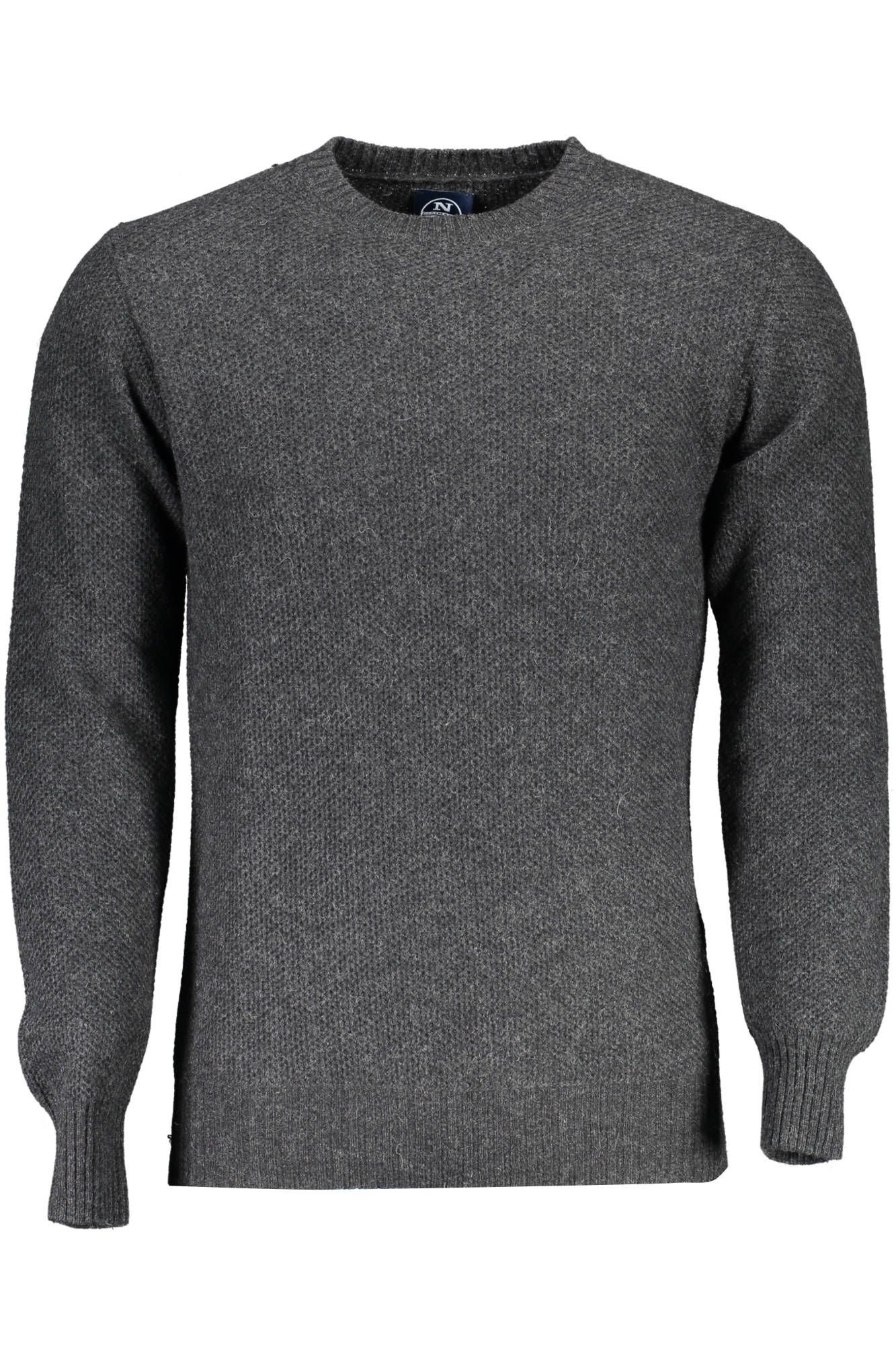 Gray Wool Men Sweater