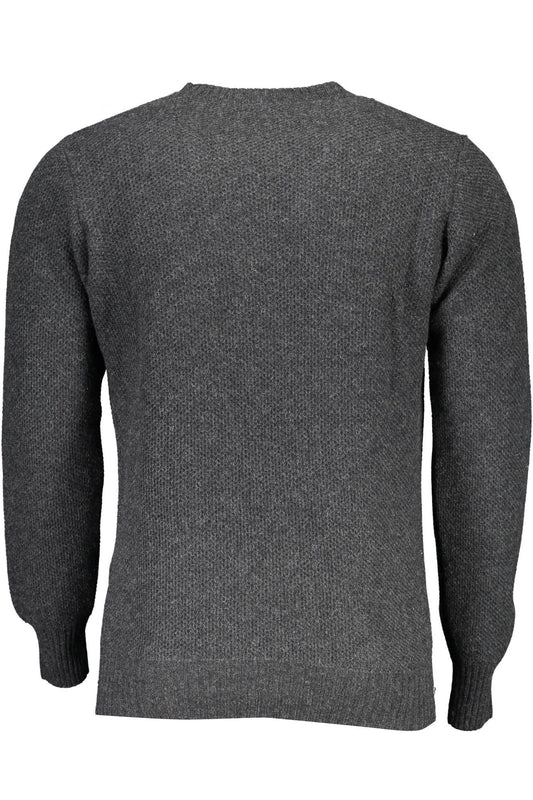 Gray Wool Men Sweater