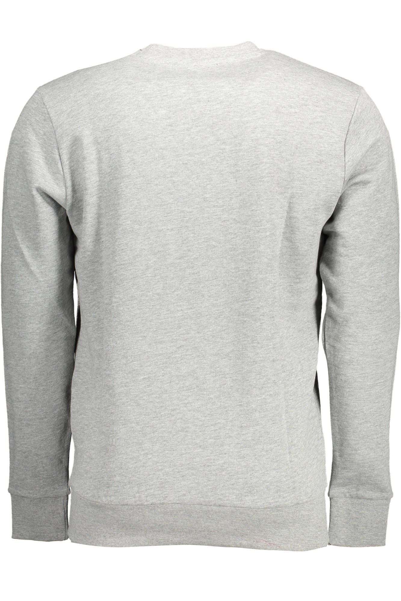 Gray Cotton Men Sweater