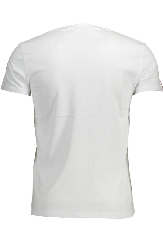 White Cotton Men T-Shirt