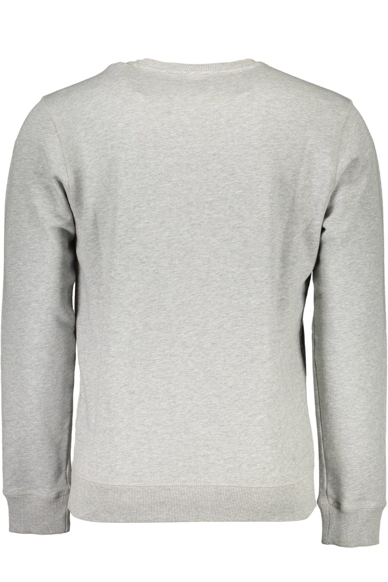 Gray Cotton Men Sweater