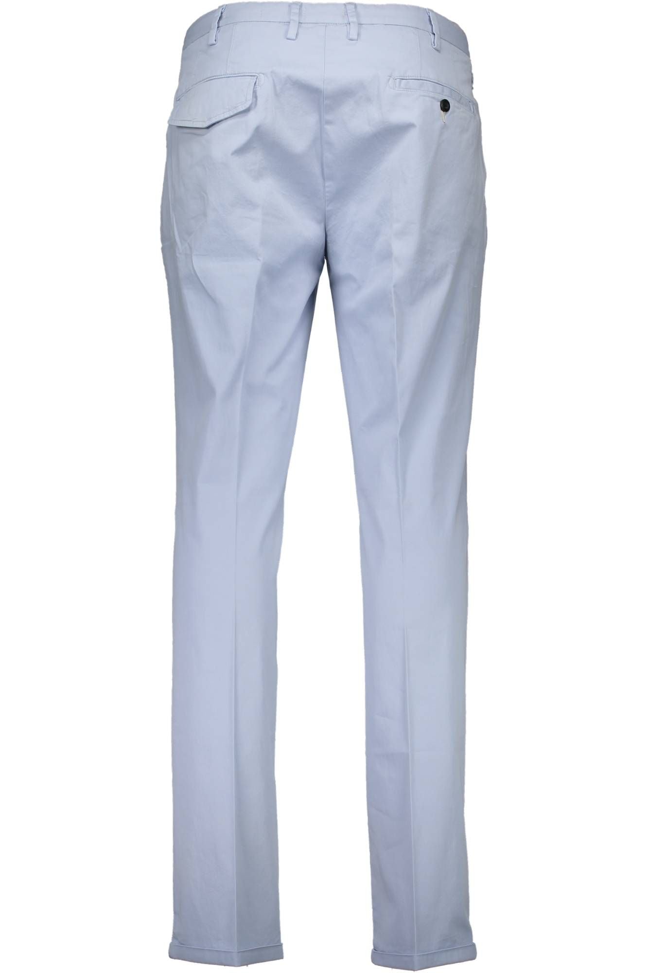 Light Blue Cotton Men Pant
