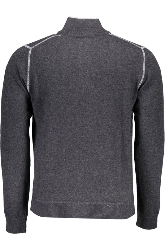 Gray Wool Men Sweater