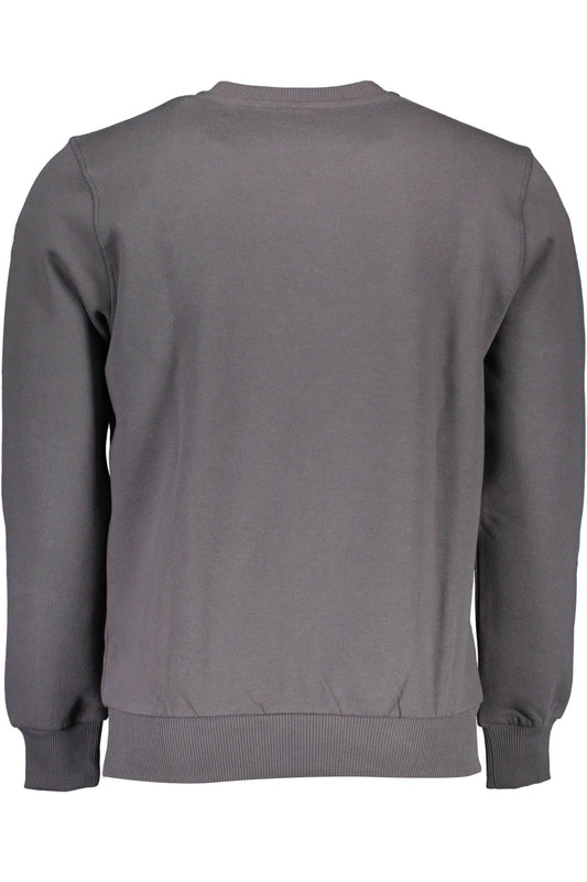 Gray Cotton Men's Sweater