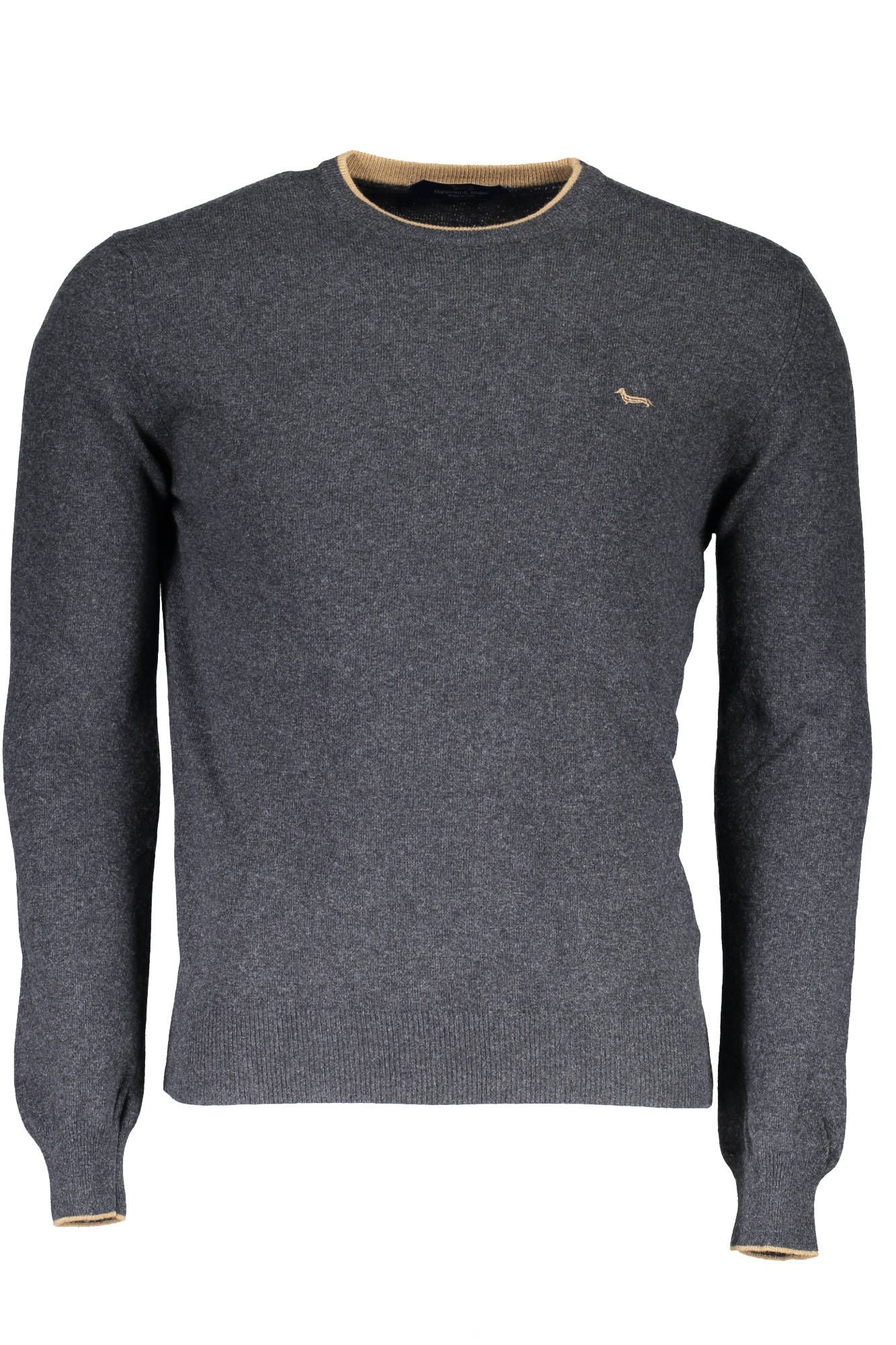 Gray Wool Men Sweater