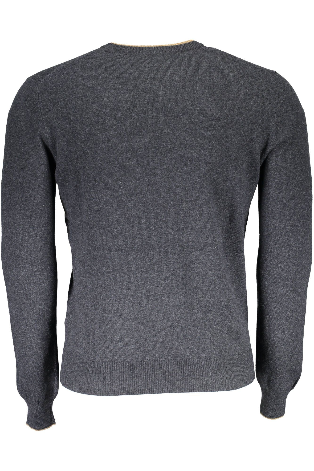 Gray Wool Men Sweater