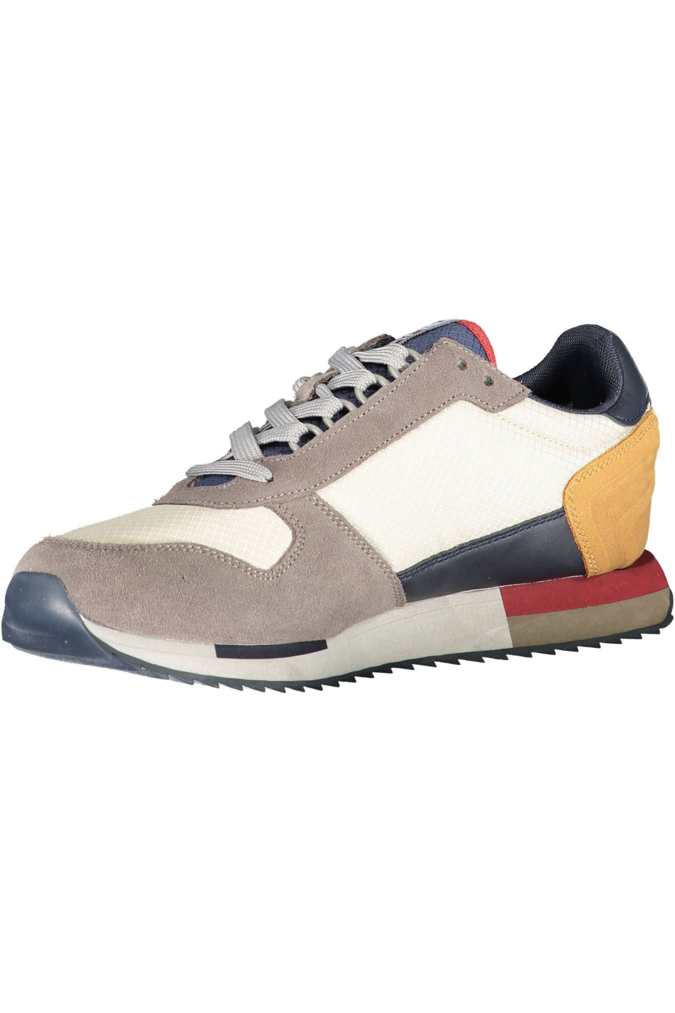 Gray Leather Men Sneaker