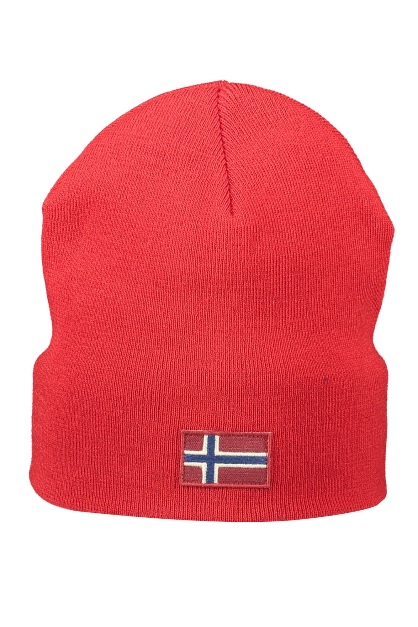 Red Acrylic Men Cap
